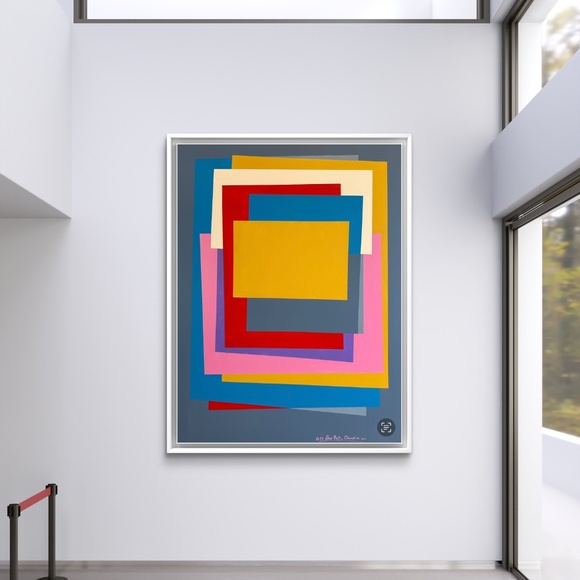 36” x 48” original acrylic painting signed by artist - Picture 4 of 4